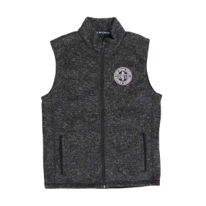 Men's ES Sport Black Sweater Marbled Vest