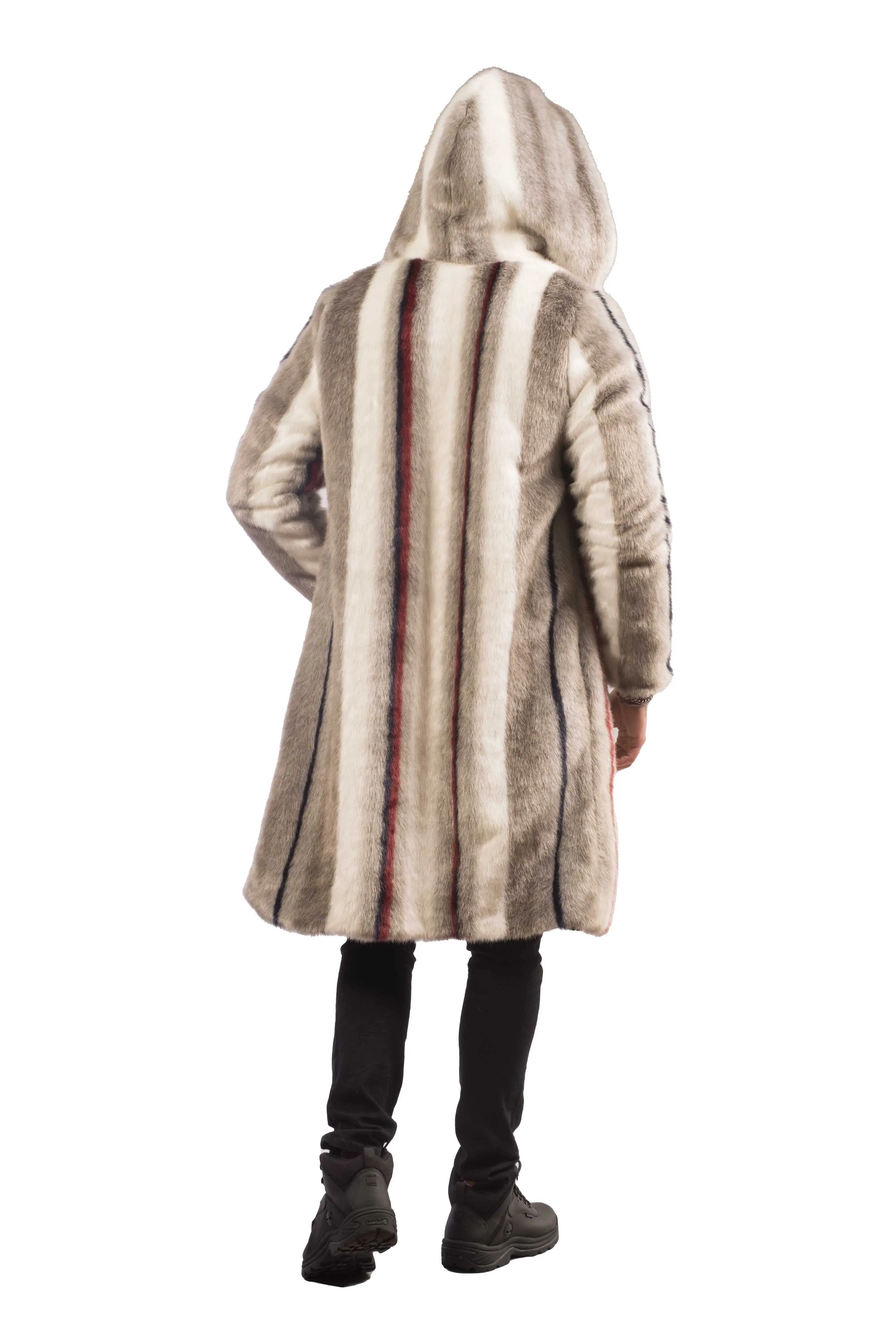 Men's Playa Coat in "Americana Stripe"