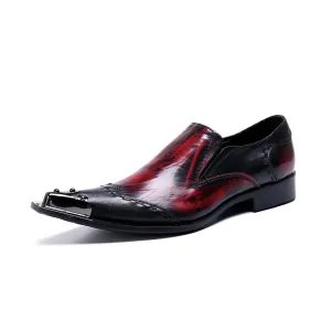 Mens Two Tones Slip on Oxford Shoes