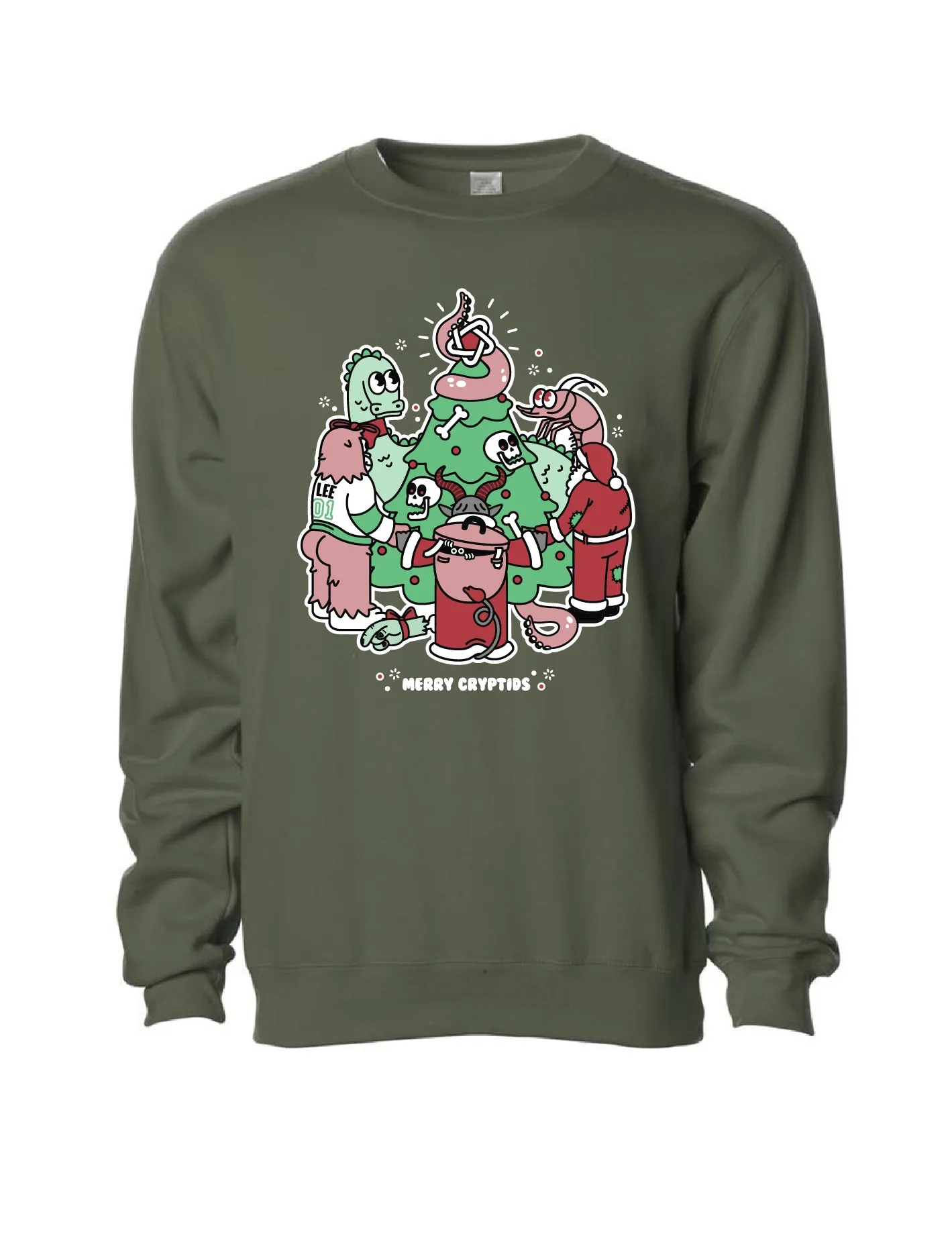 Merry Cryptids Holiday Sweater