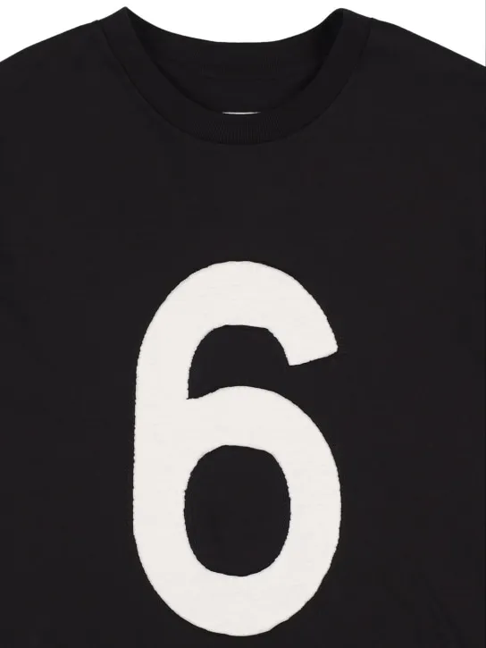 MM6 Maison Margiela   Logo print cotton jersey t-shirt 
