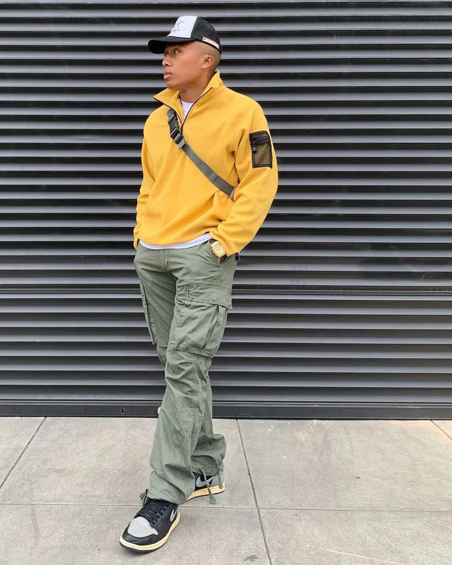 MNML Vintage Cargo Pants Olive