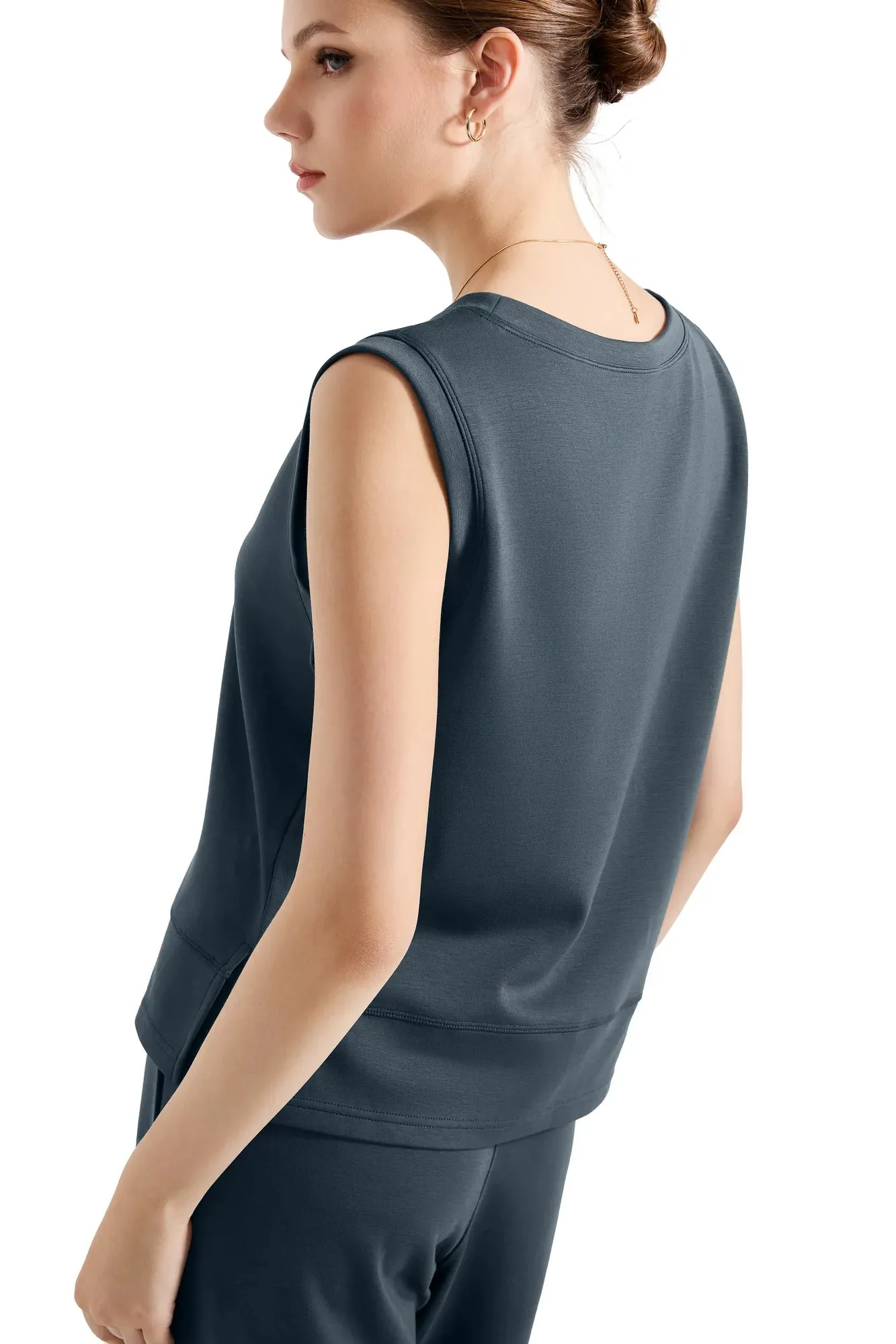 Modal Sleeveless Lounge Set