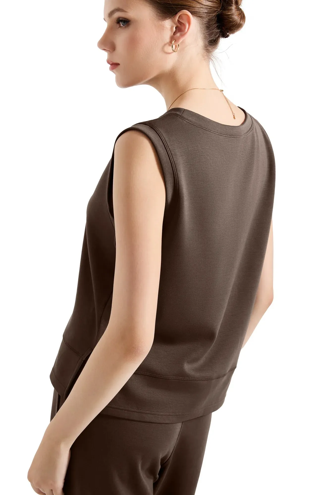 Modal Sleeveless Lounge Set