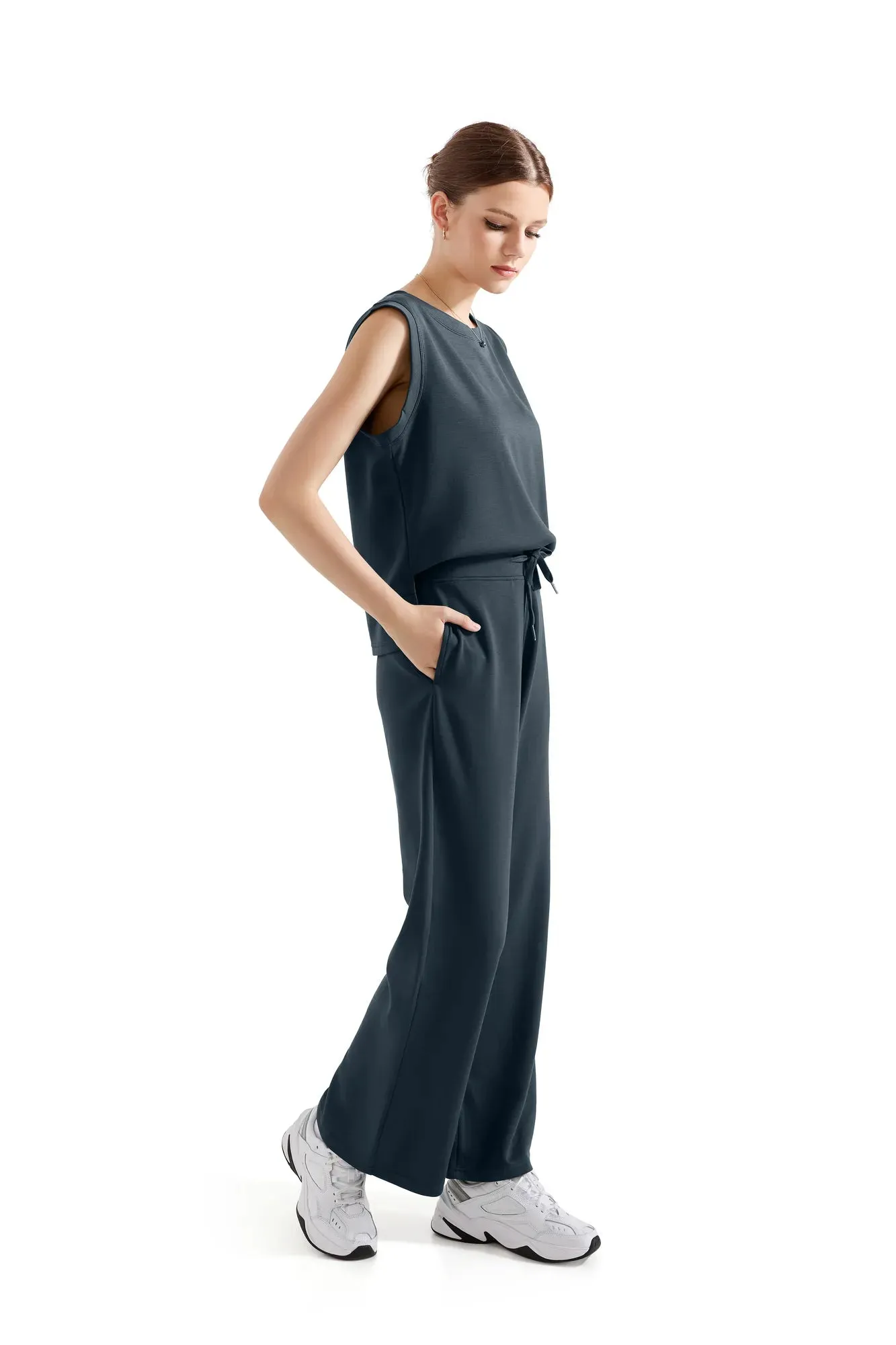 Modal Sleeveless Lounge Set