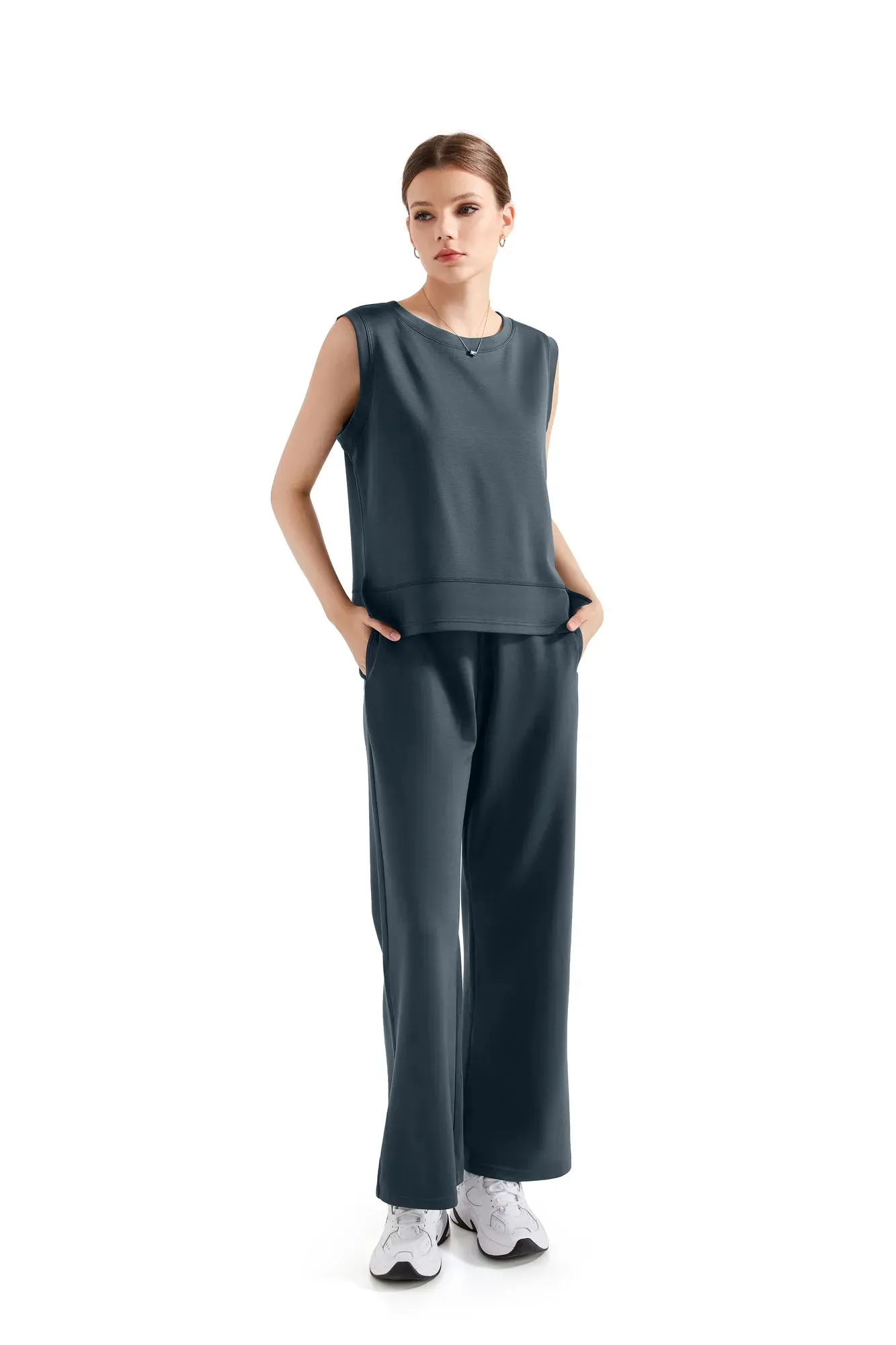 Modal Sleeveless Lounge Set