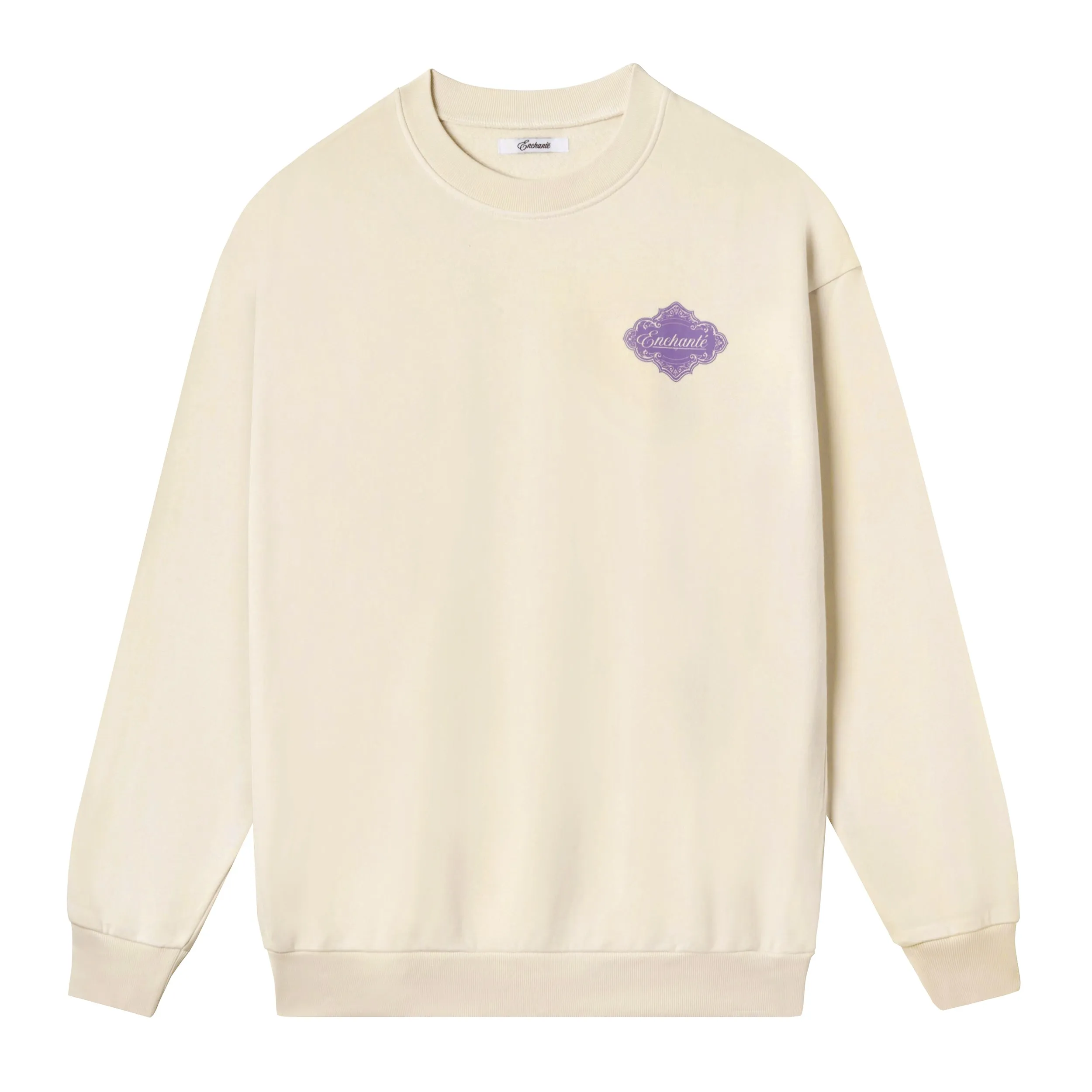 Monaco Crest Crewneck | Creme