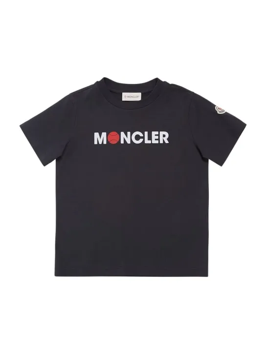 Moncler   Logo cotton jersey t-shirt 