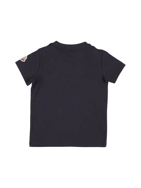 Moncler   Stretch cotton jersey t-shirt 