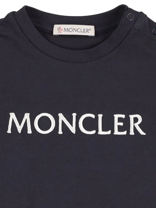 Moncler   Stretch cotton jersey t-shirt 