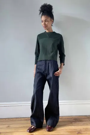 M.PATMOS x Regenerated Crewneck - Forest