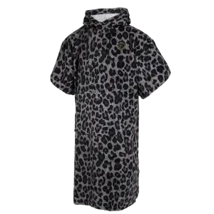 Mystic Poncho Velours AOP Poncho-Black