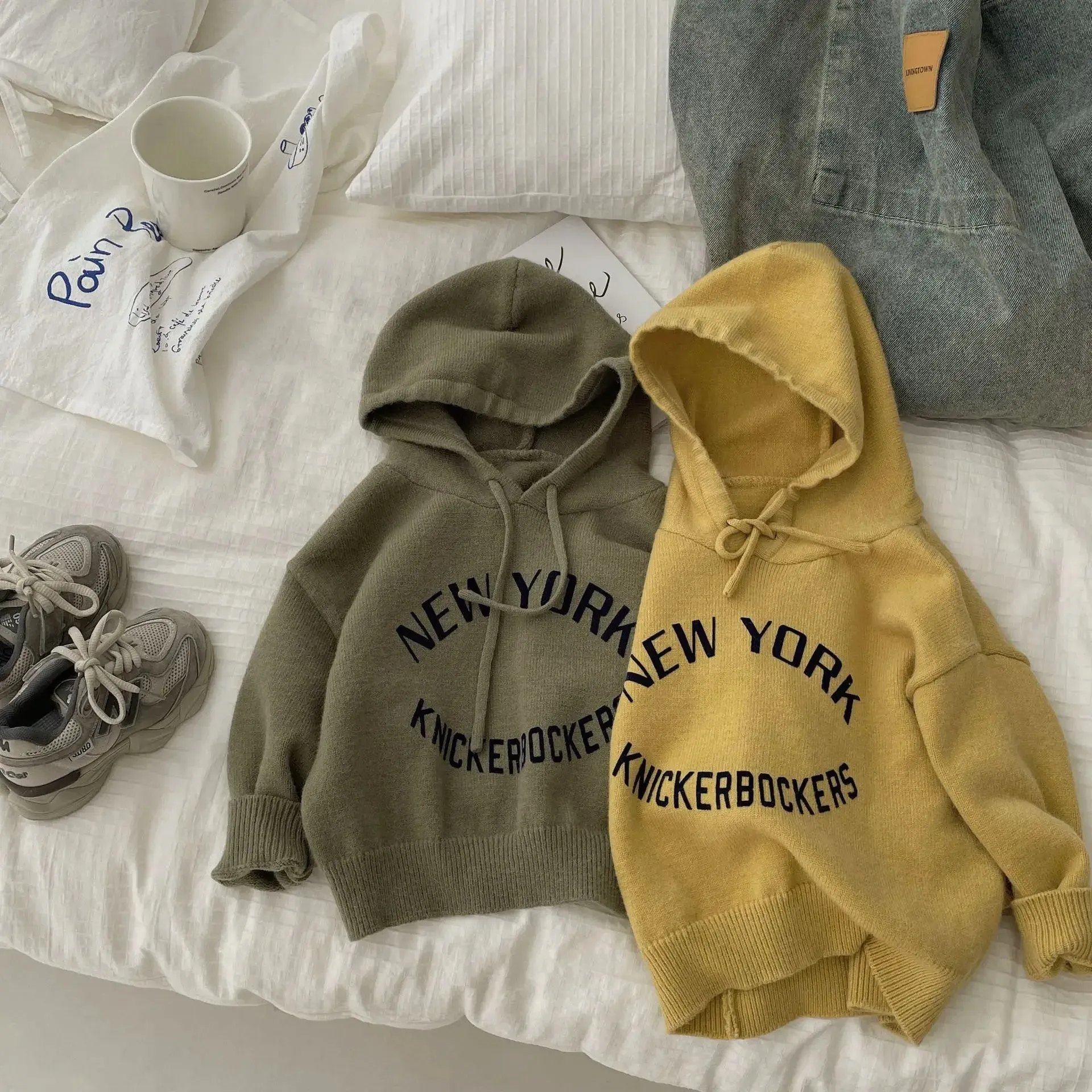 'NEW YORK' Hooded Sweater