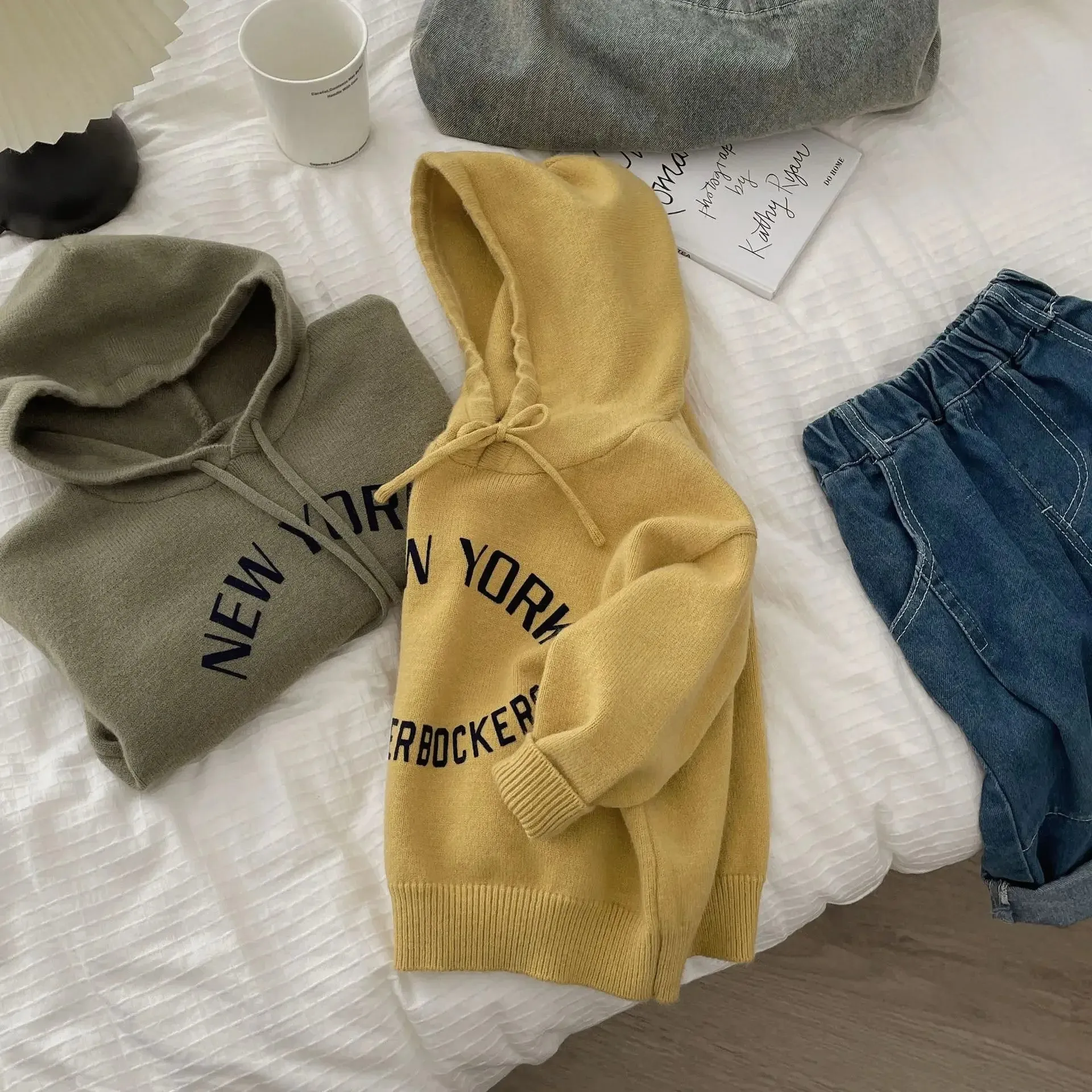 'NEW YORK' Hooded Sweater