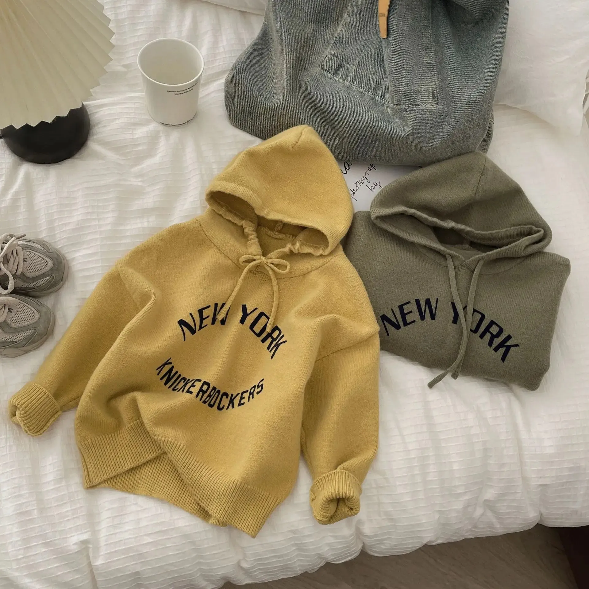 'NEW YORK' Hooded Sweater