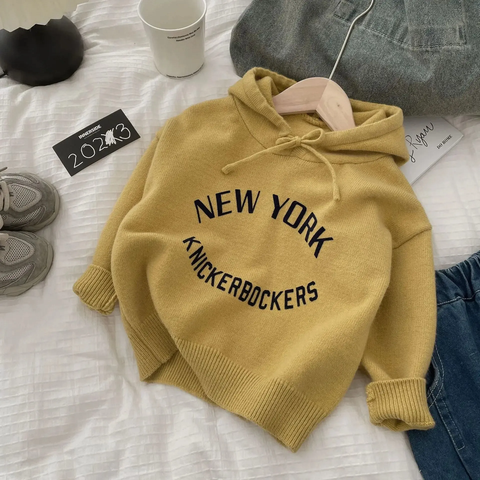 'NEW YORK' Hooded Sweater