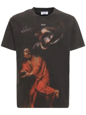 Off-White   S.Matthew printed cotton t-shirt 