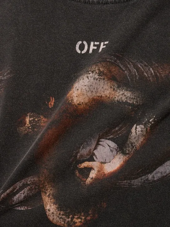 Off-White   S.Matthew printed cotton t-shirt 