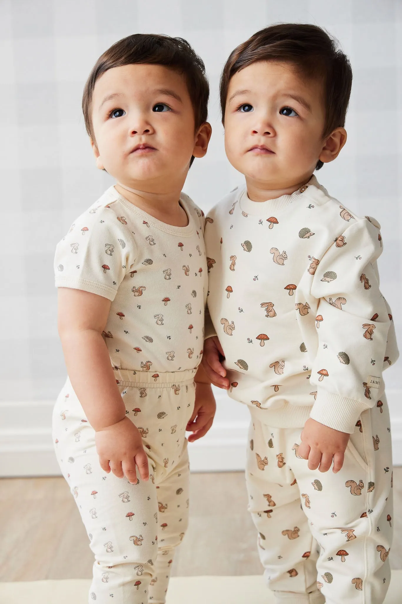 Organic Cotton Jalen Oversized Jumper - Woodland Friends