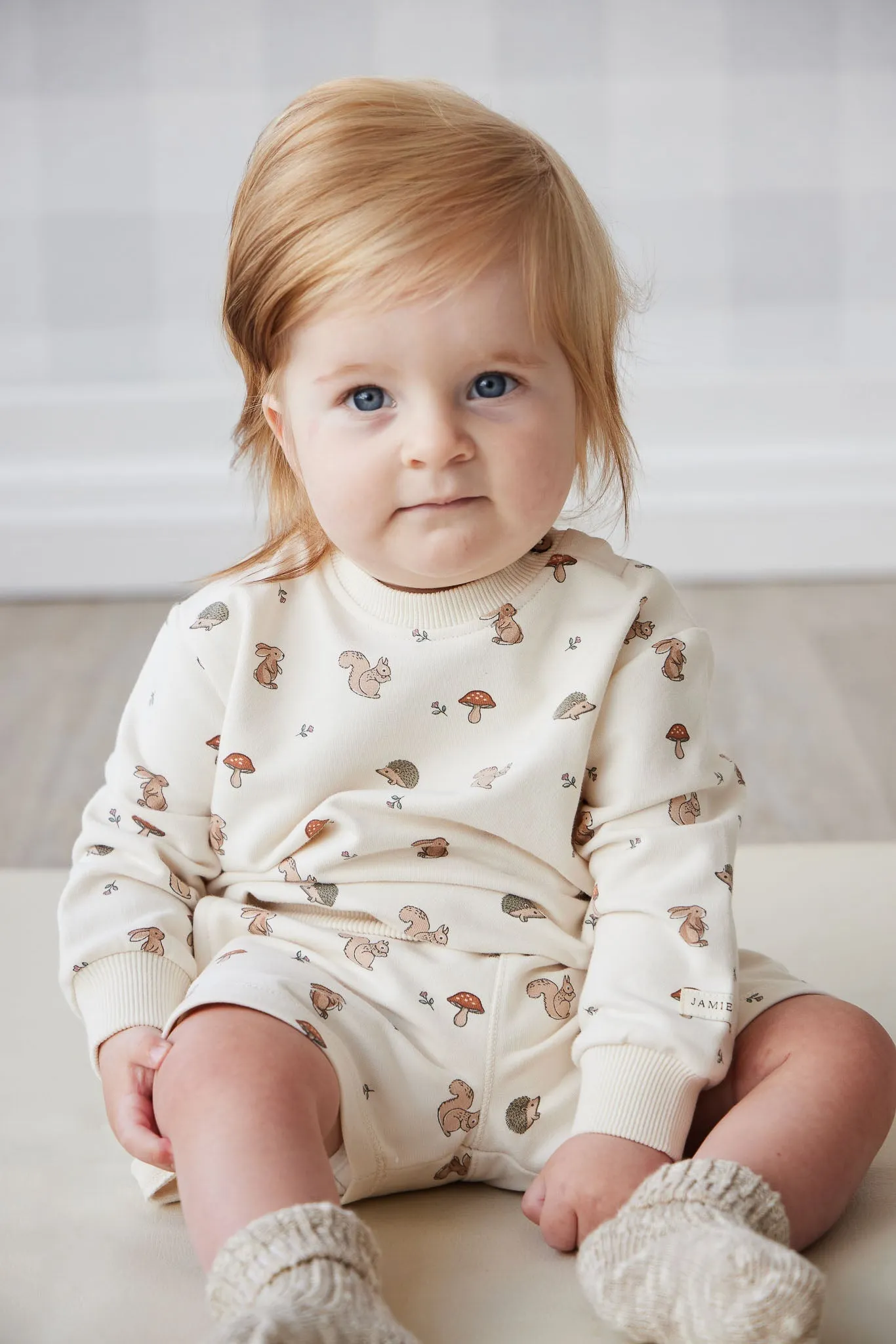 Organic Cotton Jalen Oversized Jumper - Woodland Friends