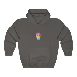 Pansexual Rainbow Proud at Heart Hoodie
