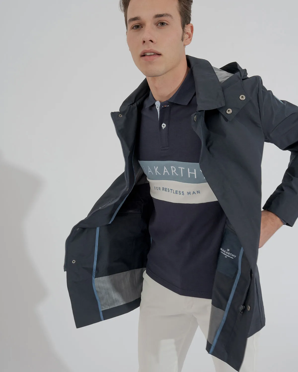 Parka Trench Marino