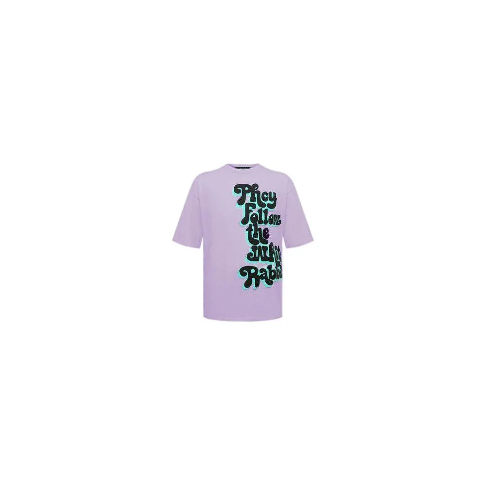 Pharmacy Industry Graphic Crewneck Purple Tee for Men