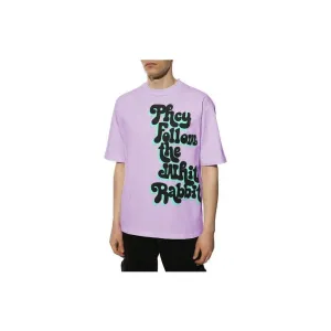Pharmacy Industry Graphic Crewneck Purple Tee for Men