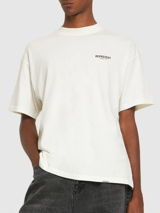 Represent   Owners Club logo cotton t-shirt 