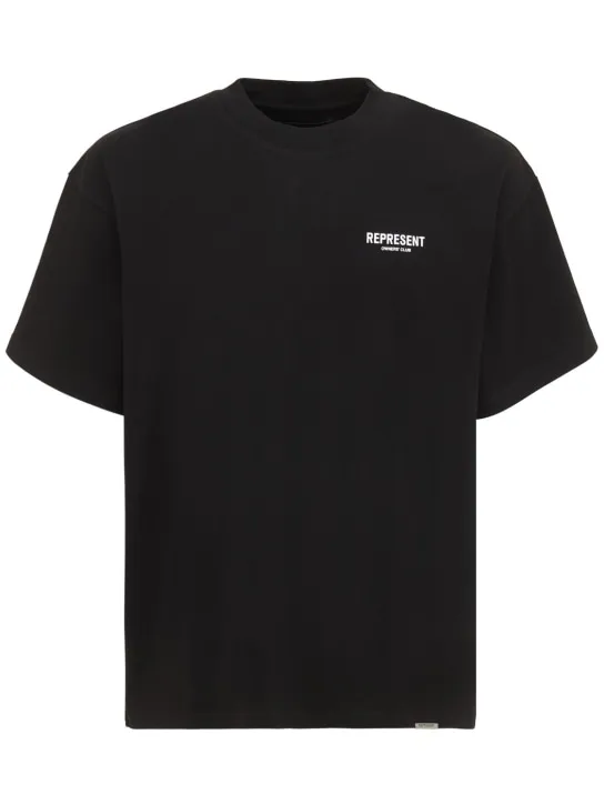 Represent   Owners Club logo cotton t-shirt 