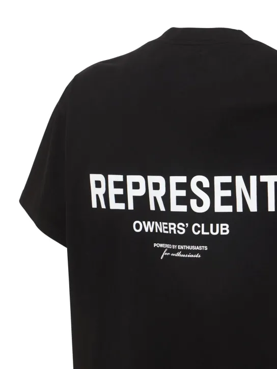 Represent   Owners Club logo cotton t-shirt 