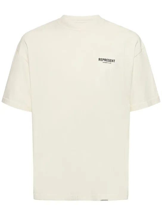 Represent   Owners Club logo cotton t-shirt 