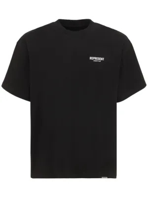 Represent   Owners Club logo cotton t-shirt 