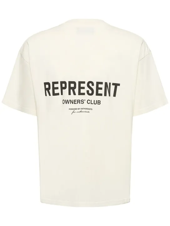 Represent   Owners Club logo cotton t-shirt 