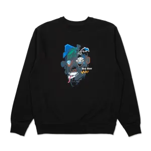 RICH SLAVE Black Crewneck