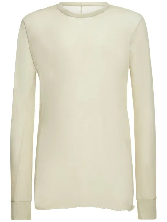 Rick Owens   Unstable basic cotton l/s t-shirt 