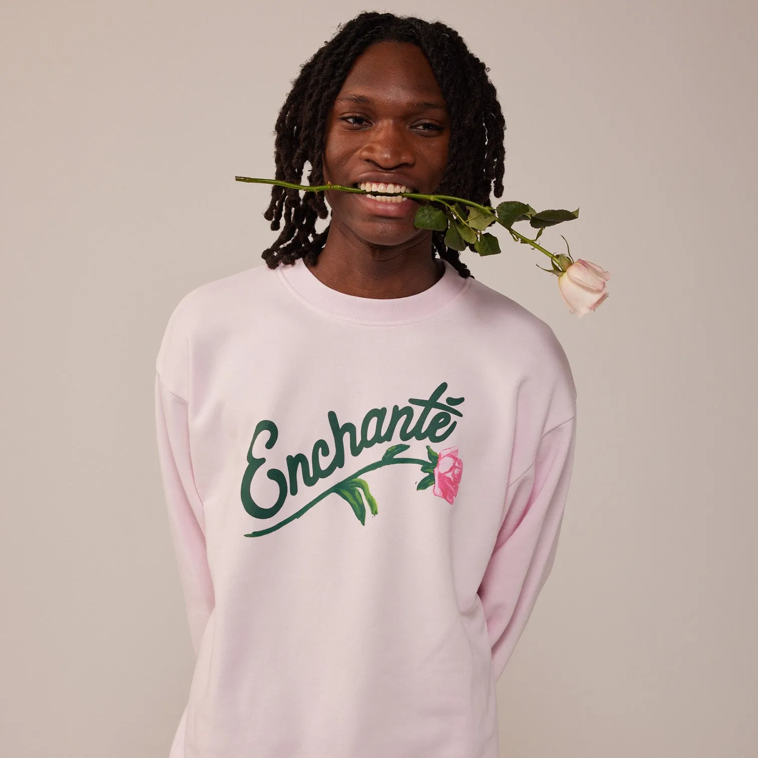 Rose Crewneck | Pink