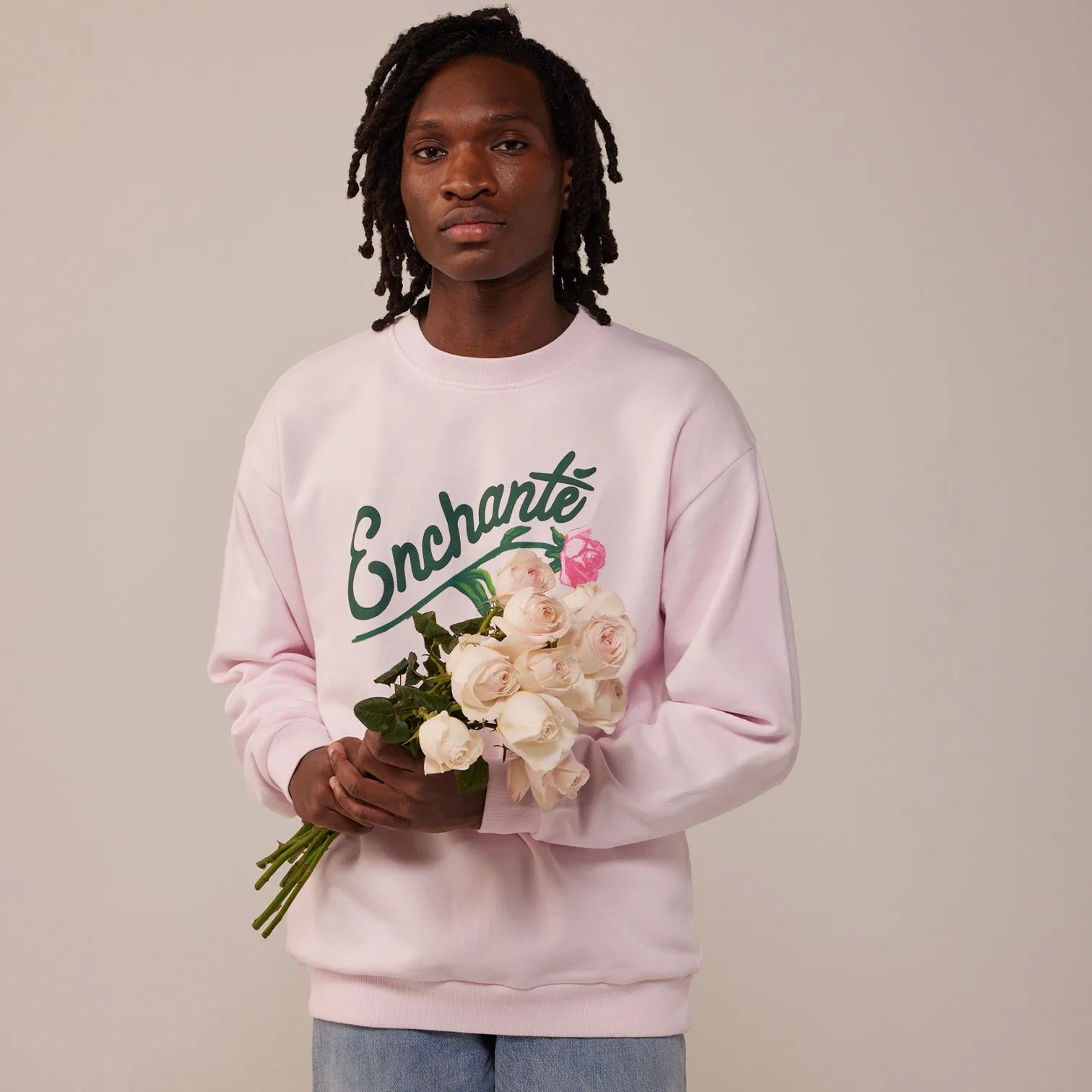 Rose Crewneck | Pink