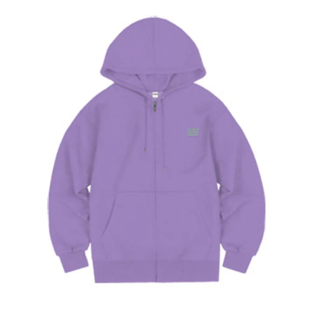 S-6XL Korean-made fabric Special napping hip tiger (for men and women) Hooded zip-up big size