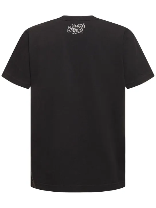 Sacai   Gonz x One Love cotton jersey t-shirt 