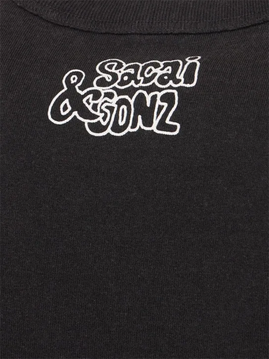 Sacai   Gonz x One Love cotton jersey t-shirt 
