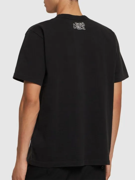 Sacai   Gonz x One Love cotton jersey t-shirt 