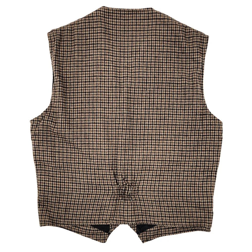 Schaefer Laramie Vest- Tan Houndstooth