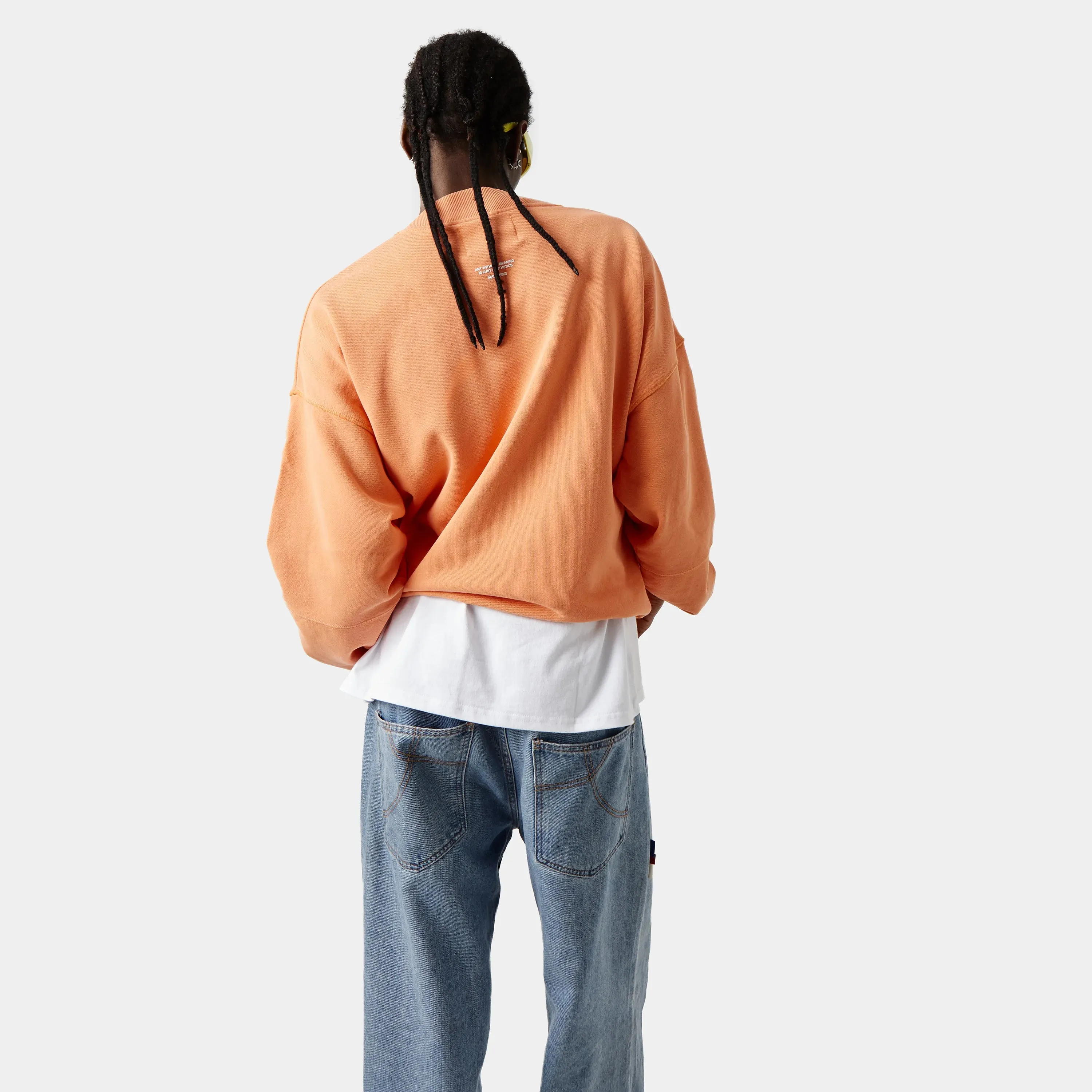 Serenity Apricot Oversized Crewneck