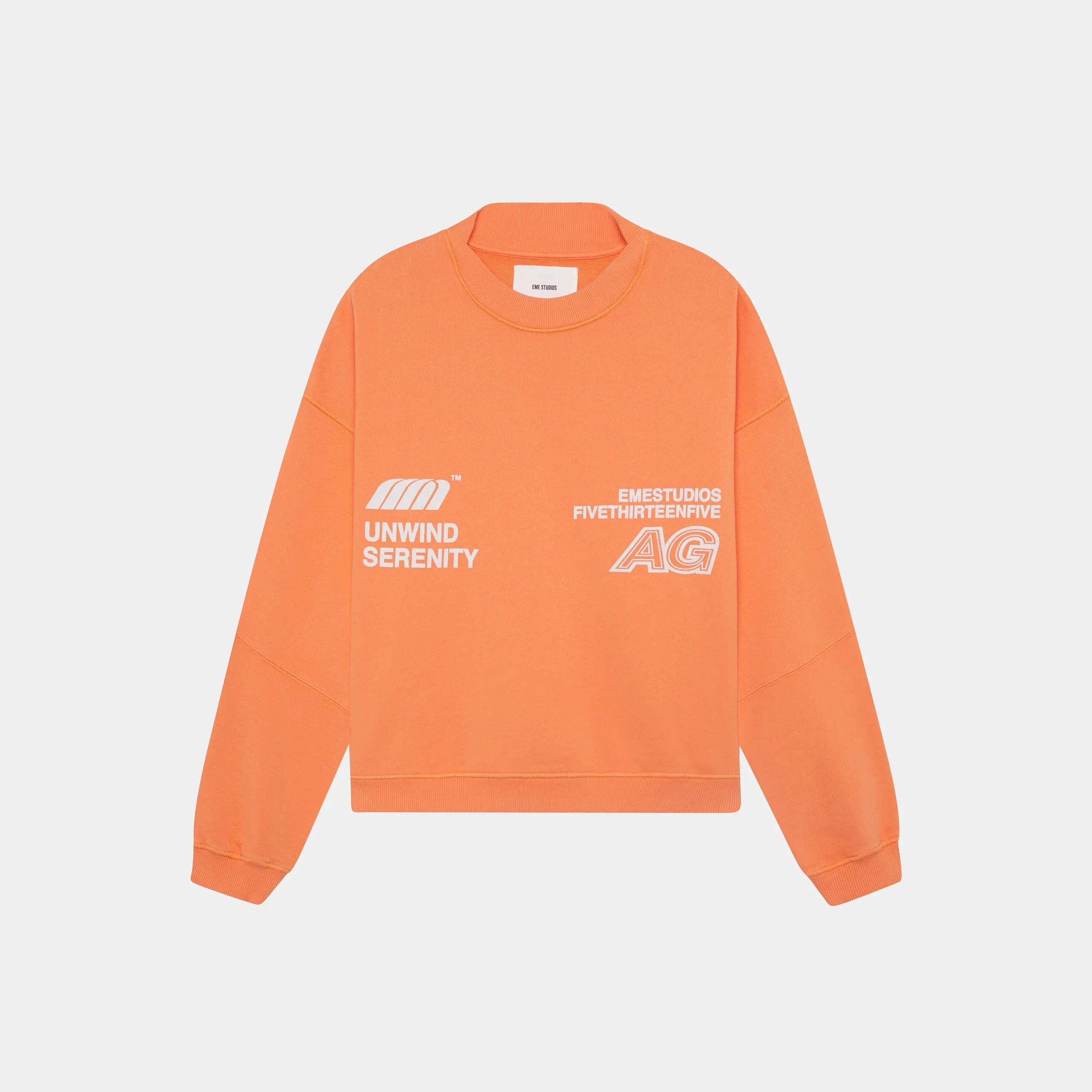 Serenity Apricot Oversized Crewneck