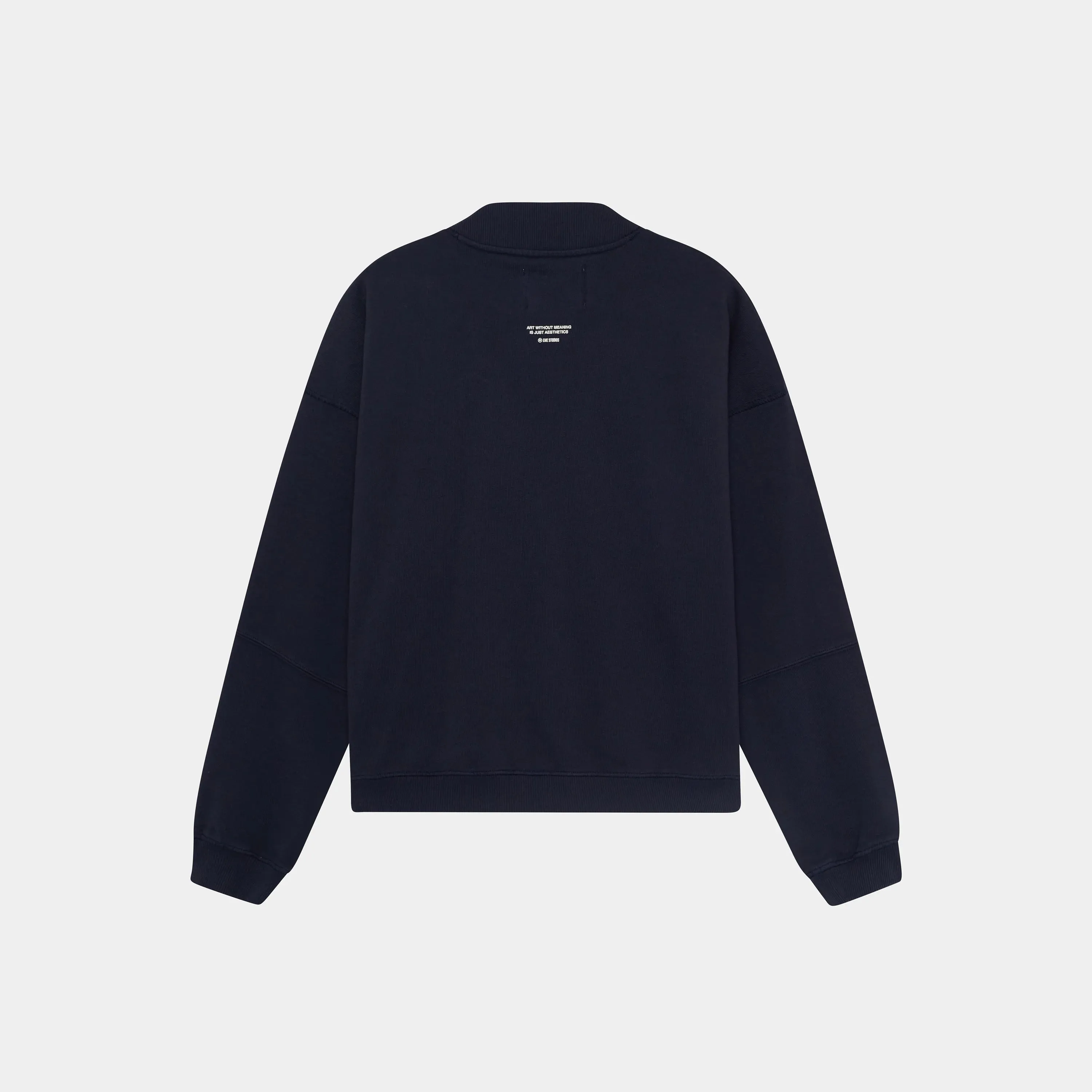 Serenity Dark Navy Oversized Crewneck
