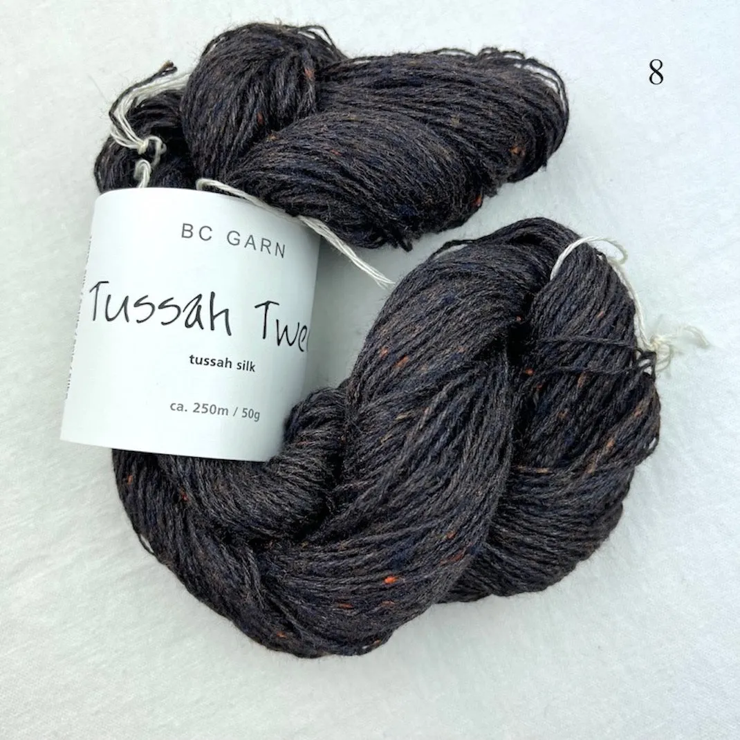 Stockinette Poncho (Tussah Tweed version) Knitting Kit | Tussah Tweed & Knitting Pattern (#113C)