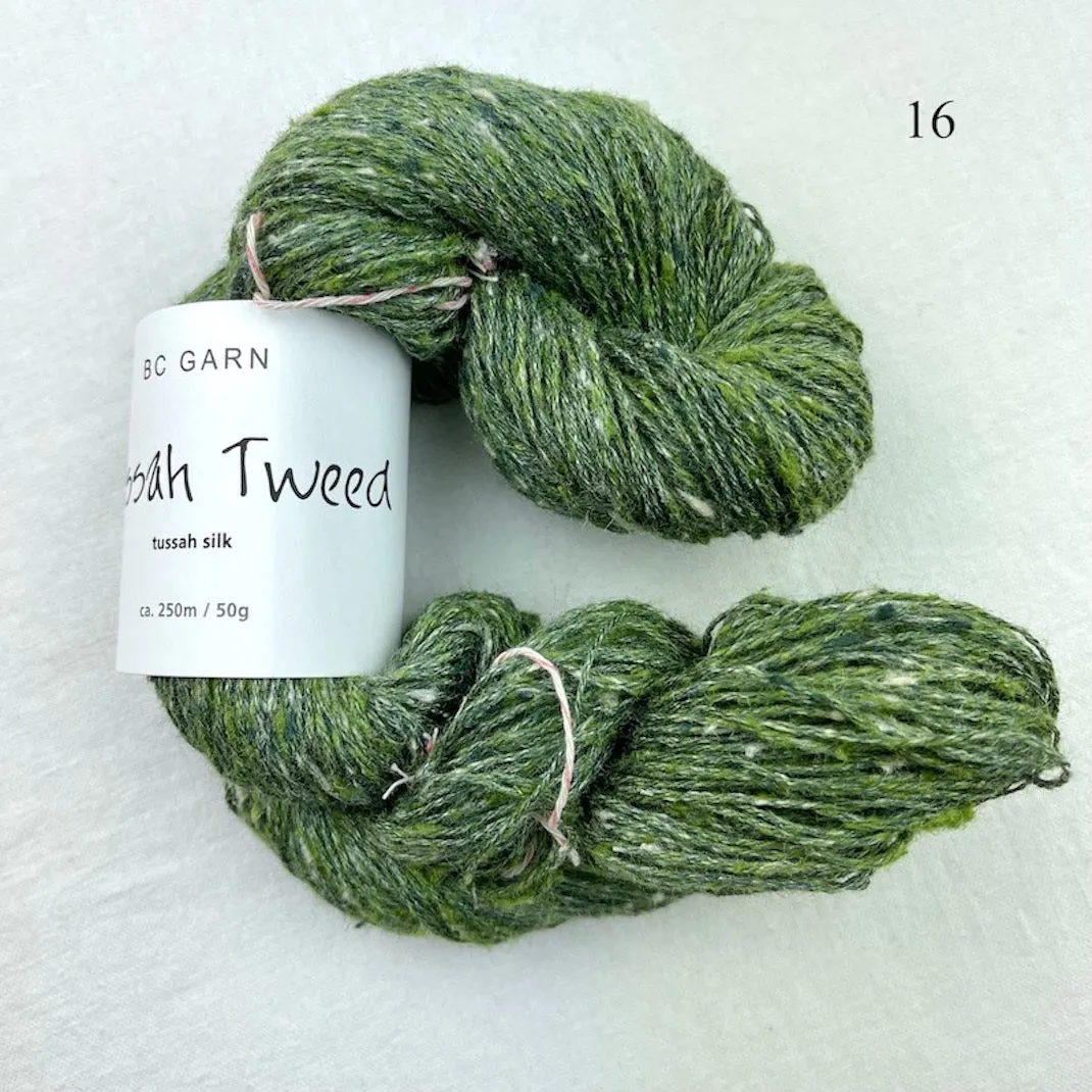 Stockinette Poncho (Tussah Tweed version) Knitting Kit | Tussah Tweed & Knitting Pattern (#113C)