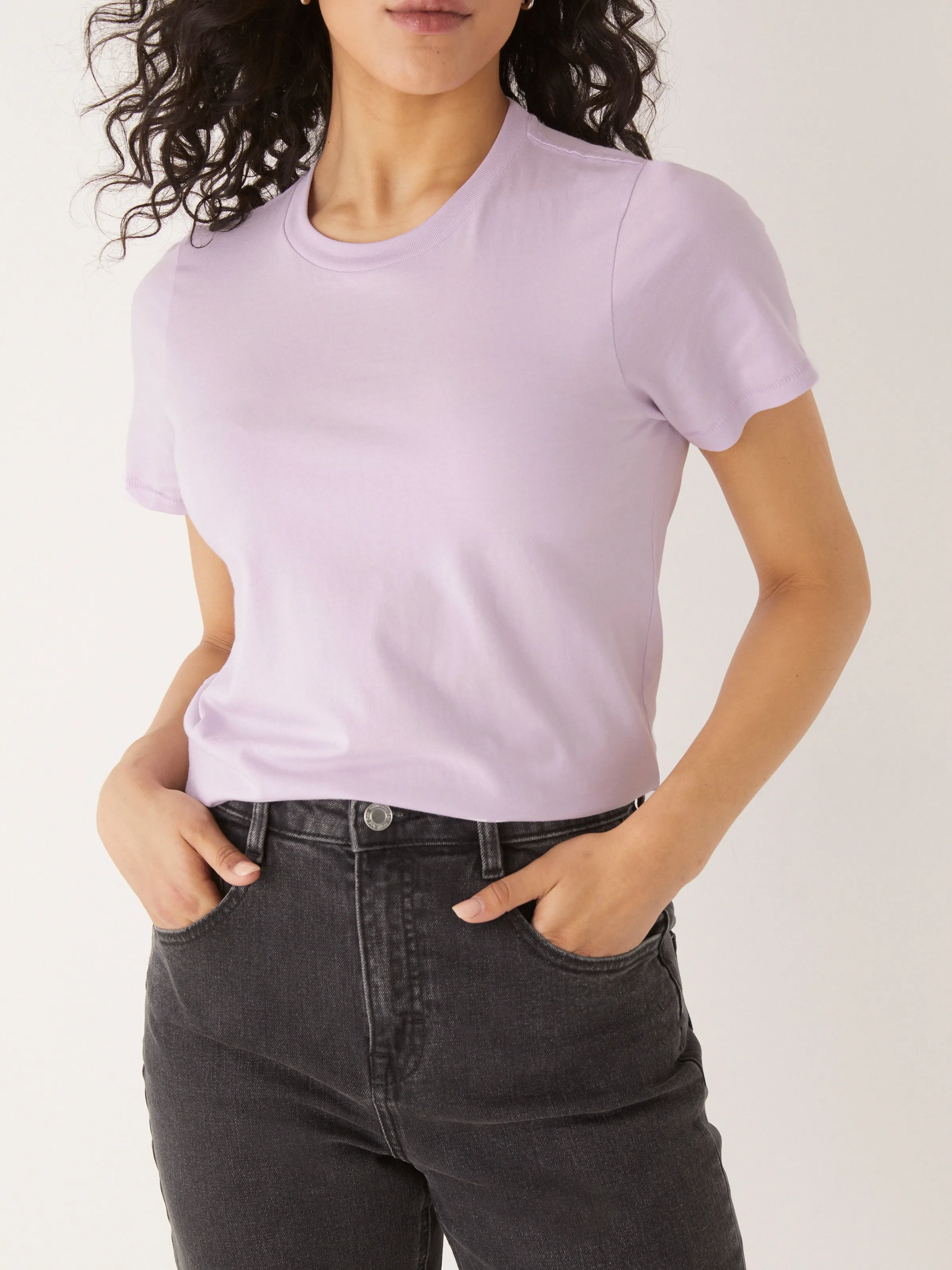 The Essential T-Shirt in Lavender Mist