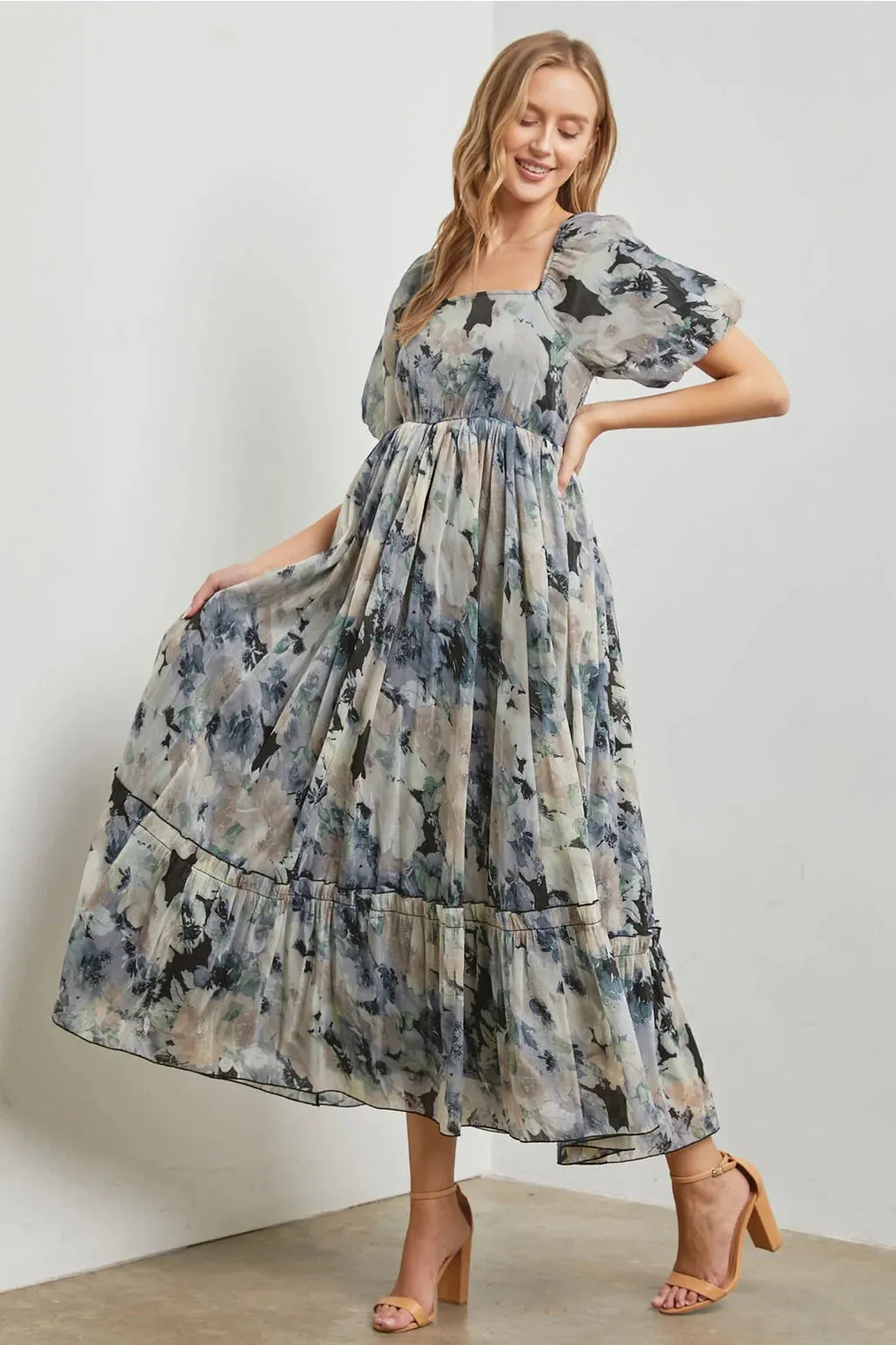 The Gisele Watercolour Maxi